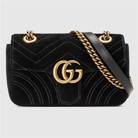 gucci mini velvet bag